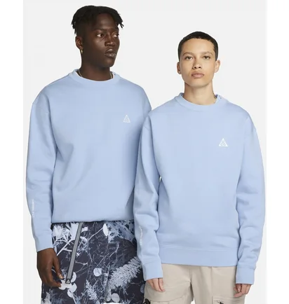 Свитшот унисекс Nike Acg Therma-Fit Fleece Crew Light Blue DX9611-479