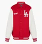 Бомбер унисекс 47 Brand Mlb Los Angeles Dodgers Homeco Red/Beige 608987RD-FS
