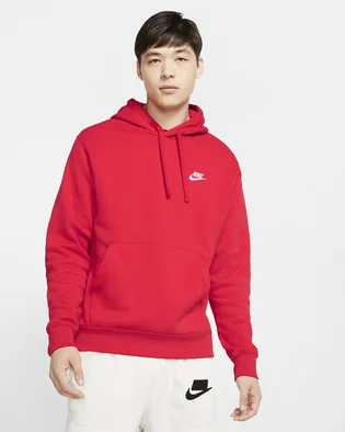 Худи мужское Nike Nsw Club Hoodie Red BV2654-657