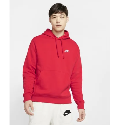 Худі чоловіче Nike Nsw Club Hoodie Red BV2654-657