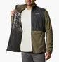 Кофта мужская Columbia Jacket Basin Butte Fleece Full Zip Olive/Grey AO0241-397