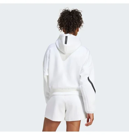 Куртка жіноча Adidas Z.N.E. Full-Zip Hoodie White JE7849