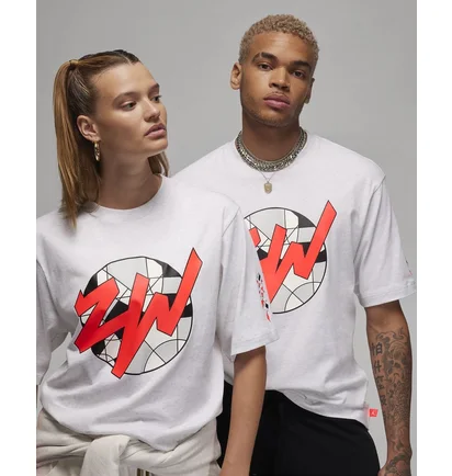 Футболка унисекс Air Jordan Zion T-Shirt White FD2394-051