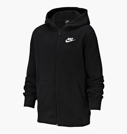 Кофта дитяча Nike B Nsw Hoodie Fz Club Black BV3699-010