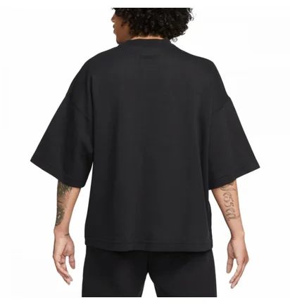Футболка мужская Nike Tech Fleece Reimagined Oversized Ss Sweatshirt Black FB8165-010
