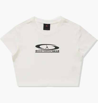 Футболка женская Air Jordan X Travis Scott Baby Tee White FQ7805-133