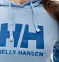 Худи женское Helly Hansen Logo Hoodie Light Blue 33978-627