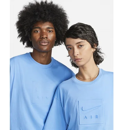 Футболка унисекс Nike Light Blue Dx5833-412