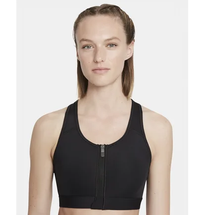 Топ жіночий Nike W Df Swsh Zip Front Bra Black DD1205-010