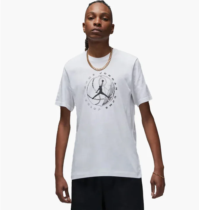 Футболка мужская Air Jordan Dri-Fit Sport Dome Graphic White DX9601-100
