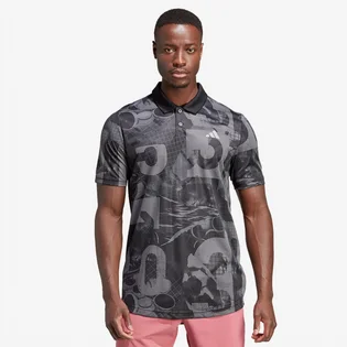 Поло чоловіче Adidas Club Graphic Polo Grey HS3242