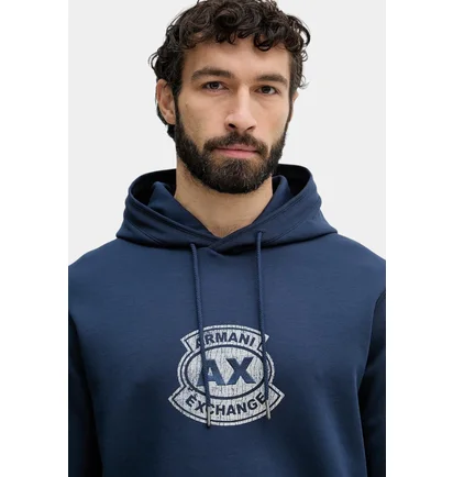 Худи мужское Armani Exchange Blue XM002332-AF10818-UB096
