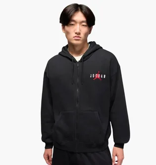 Толстовка чоловіча Air Jordan Brk Ovs Strch Fz Hd Black IB9095-010