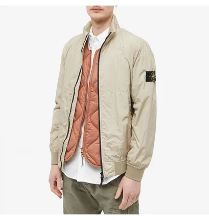 Куртка чоловіча Stone Island Crinkle Reps Jacket Beige 781542822-V0092