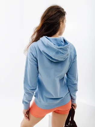 Худи женское Helly Hansen Logo Hoodie Light Blue 33978-627