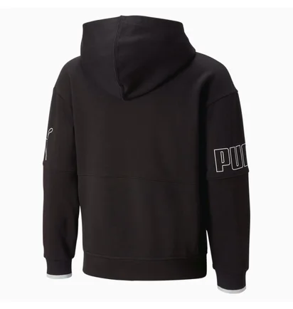 Худи детское Puma Power Colour Block Black 673549-01