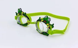 Окуляри для плавання дитячі Arena Bubble World Green 92339-020-1