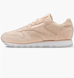 Кроссовки женские Reebok Cl Lthr Woven Emb Beige BT0004