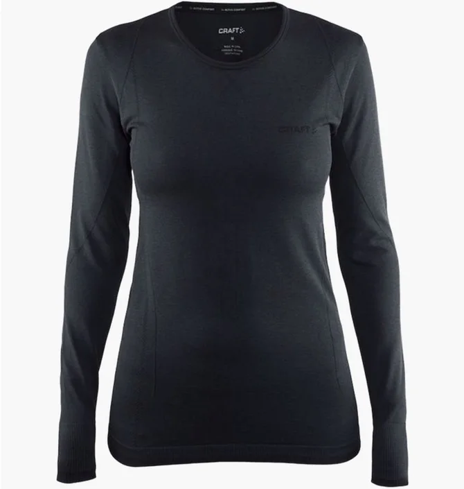 Кофта женская Craft Active Comfort Rn Ls W Black 1903714-B199