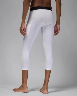 Легінси чоловічі Air Jordan Dri-Fit 3/4-Length Tights White FV8634-100
