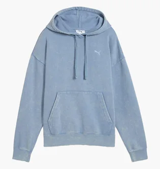 Худі жіноче Puma Ess Elevated Wash Hoodie Light Blue 688103-34