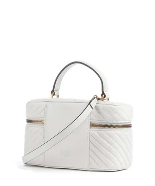 Сумка жіноча Pinko Vanity Mini Handbag Fine Grain Leather Bianco White 106382-A0GK-Z15Q