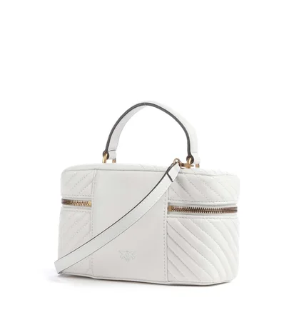 Сумка жіноча Pinko Vanity Mini Handbag Fine Grain Leather Bianco White 106382-A0GK-Z15Q