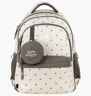 Рюкзак детский GoPack Beige Polka Dots Beige GO26-182M-3