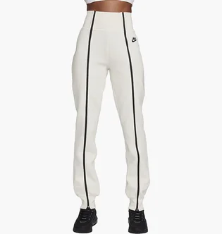 Штани жіночі Nike Sportswear Tech Fleece High-Waisted Slim Zip Pants White FN7129-110