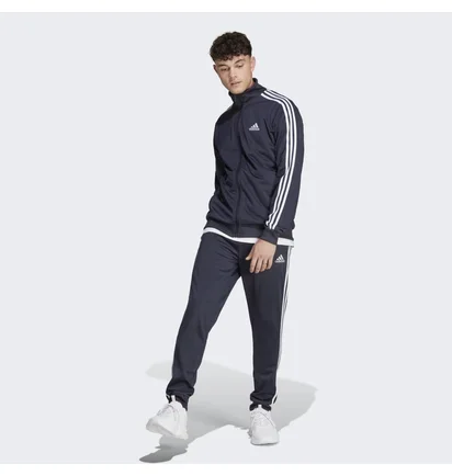 Спортивний костюм чоловічий Adidas Sportswear Basic 3-Stripes Tricot Track Suit Blue Hz2220