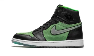 Кроссовки мужские Air Jordan 1 Retro High Zoom Black/Green CK6637-002
