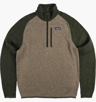 Кофта мужская Patagonia Better Sweater 1/4 Zip Brown/Green 25523-SBDY