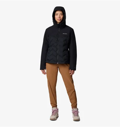 Пуховик жіночий Columbia Grand Trek Down Hooded Iii S Black WL3555-010