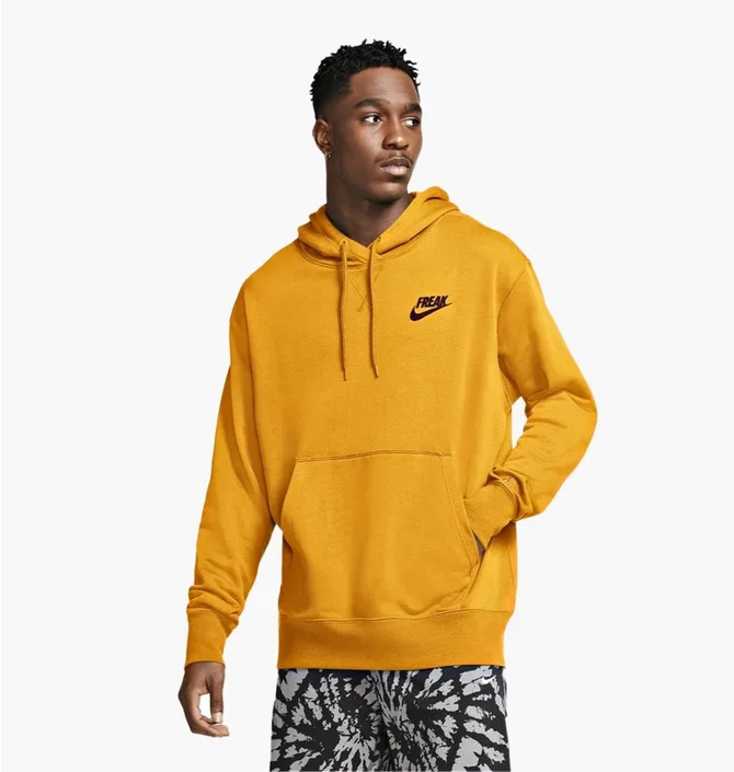 Толстовка чоловіча Nike Pullover Hoodie Freak Yellow CZ0439-739