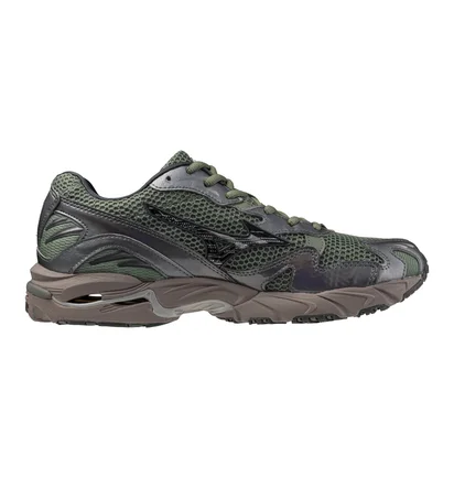 Кроссовки унисекс Mizuno Wave Rider 10 Green D1GA243109