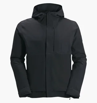 Ветровка мужская Jack Wolfskin Mainkai Black 1115762-6350