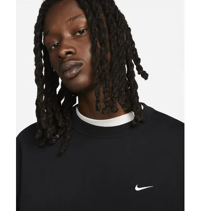 Свитшот мужской Nike Solo Swoosh Black Dx1361-010
