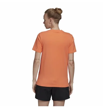 Футболка женская Adidas Trefoil Tee Orange FM3295