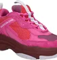 Кроссовки женские Calvin Klein Maya Low Top Lace Up Pink/Violet B4R0823-MULTI-HOT-PINK