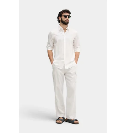 Рубашка мужская Armani Exchange White XM002290-AF22863-U0009