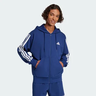 Толстовка чоловіча Adidas 3S Ft Fz Hd Blue JE6341