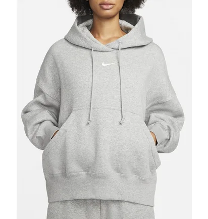 Худі жіноче Nike Sportswear Phoenix Fleece Over-Oversized Hoodie Grey Dq5858-063