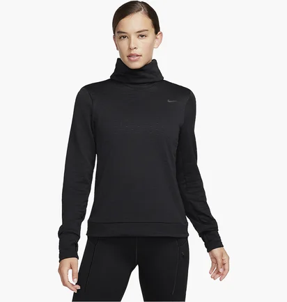 Кофта жіноча Nike Therma-Fit Swift Element Turtleneck Running Top Black FB5306-010