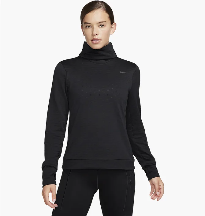 Кофта жіноча Nike Therma-Fit Swift Element Turtleneck Running Top Black FB5306-010