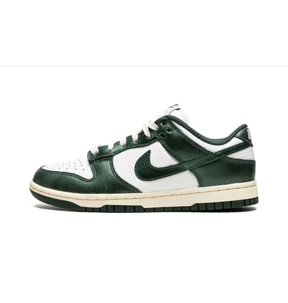 Кроссовки унисекс Nike Dunk Low White/Green DQ8580-100