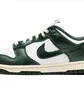 Кроссовки унисекс Nike Dunk Low White/Green DQ8580-100