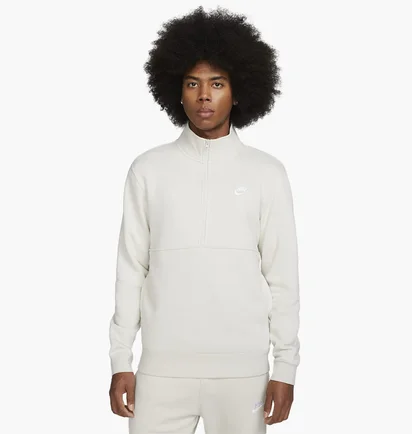 Кофта чоловіча Nike 1/2 Sportswear Club White DD4732-073