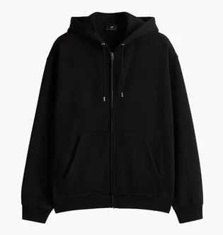 Толстовка чоловіча Capuchonvest Loose-Fit Black 1308010007