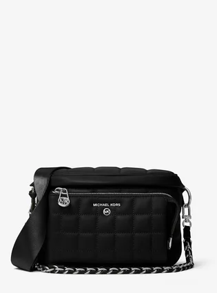 Сумка жіноча Michael Kors Slater Medium Quilted Leather Sling Pack Black 30R3S04M6I-BLACK-57432