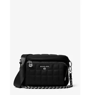 Сумка женская Michael Kors Slater Medium Quilted Leather Sling Pack Black 30R3S04M6I-BLACK-57432